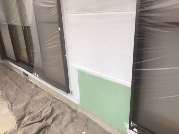 2021/6/5　外壁下塗り作業
