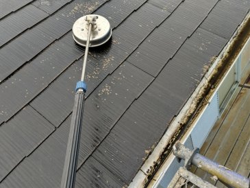 2021/10/22　屋根高圧洗浄