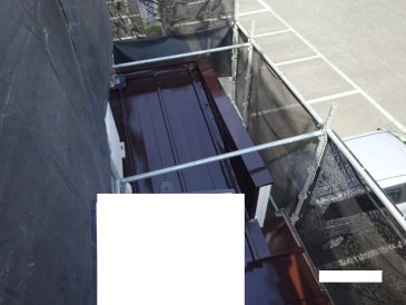 2022/8/1_トタン屋根 上塗り２回目施工後