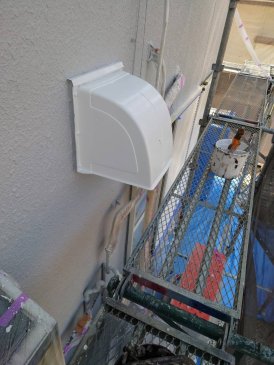 換気フード 塗装２回目施工後